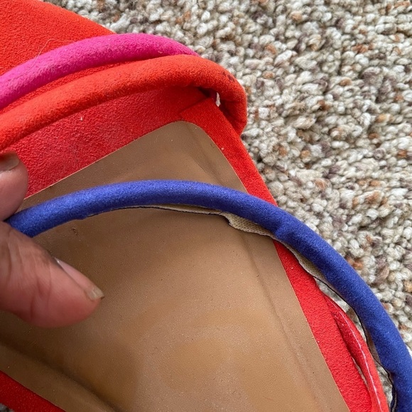 SO brand rainbow strap sandal Size 9 - Picture 5 of 8